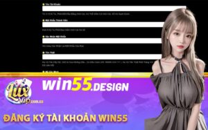 Cách đăng ký tài khoản Win55