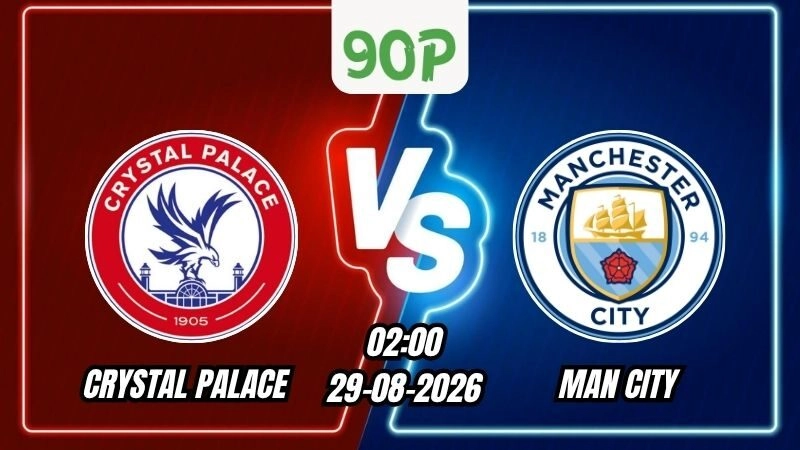 Nhận định Crystal Palace vs Man City 02h00 ngày 29/08/2026