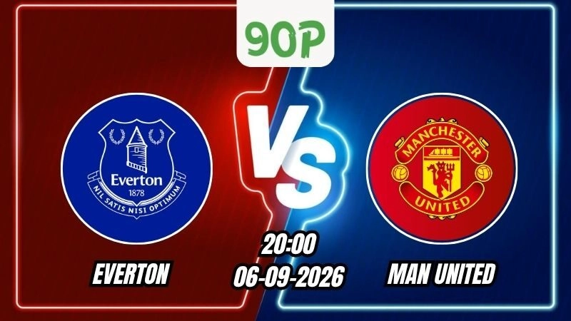 Nhận định Everton vs Man United 20h00 ngày 06/09/2026
