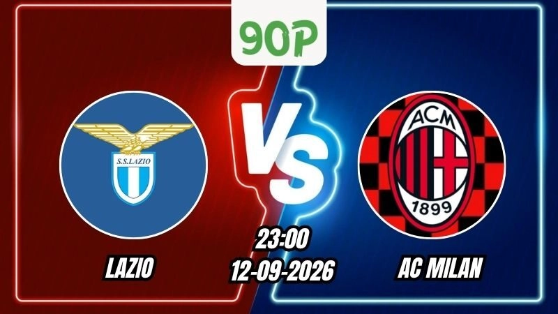 Nhận định Lazio vs AC Milan 23h00 ngày 12/09/2026