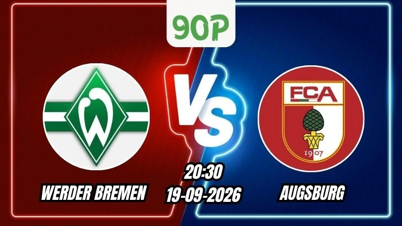 Soi Kèo Werder Bremen vs Augsburg 20h30 - 19/09/2026